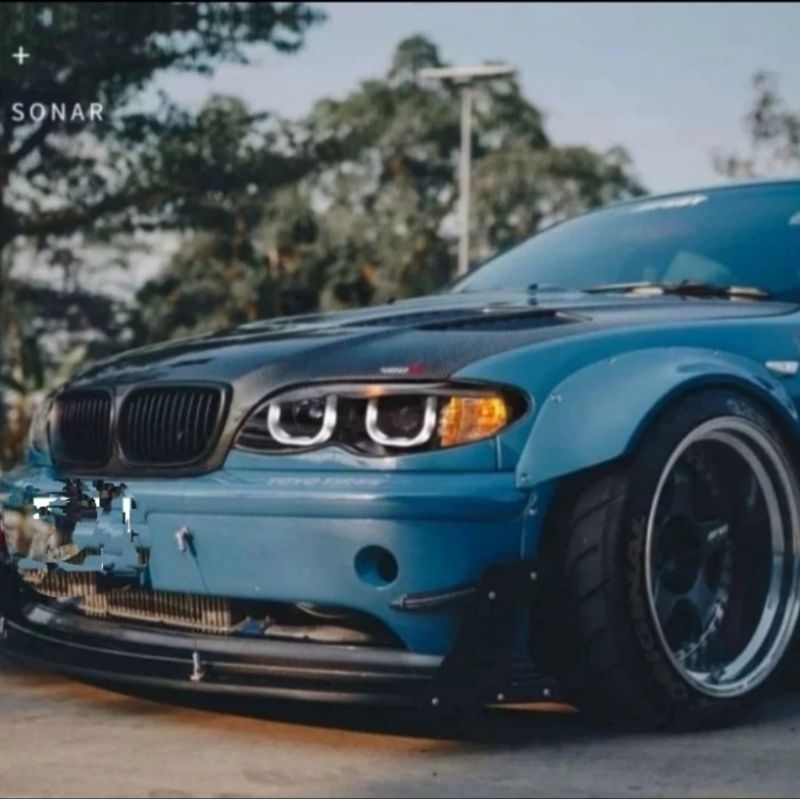 Headlamp lampu depan BMW E46