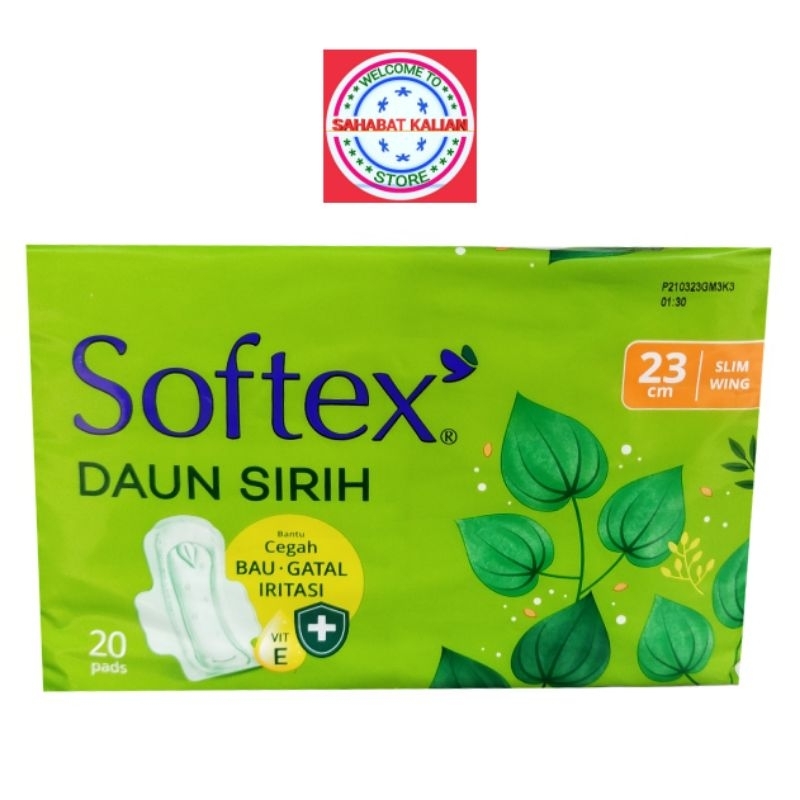 SOFTEX DAUN SIRIH 23CM ISI 20 PADS