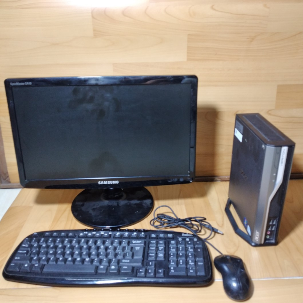 1 SET PC DELL CORE I3 GEN 6 RAM 4GB SSD 120 GB SIAP PAKAI