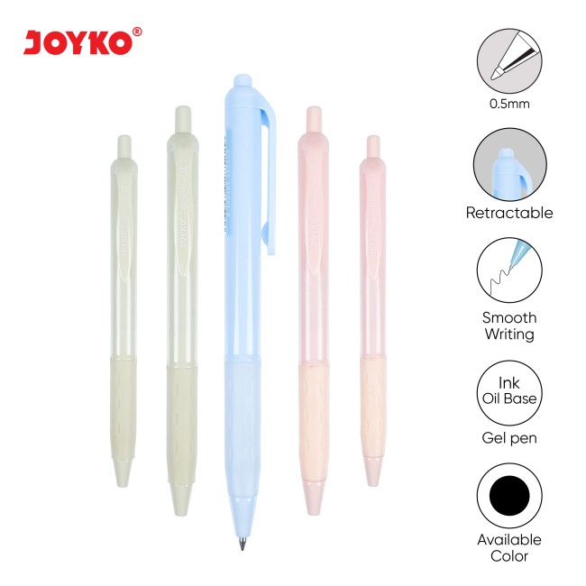 Pulpen Gel Joyko GP-337 Paspen 0.5 mm / Gel Pen Joyko GP-337 0.5 mm