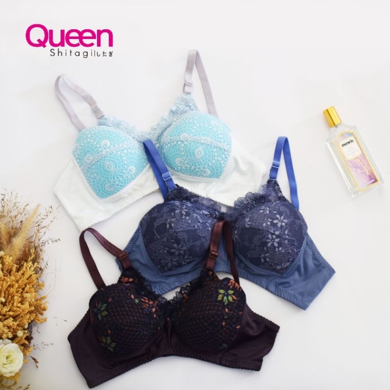 BRA [ 3 PCS] SIZE 40-42 BANDUNG busa brukat | BH busa tipis dan tebal|BH tanpa kawat|BH Brukat|pakai