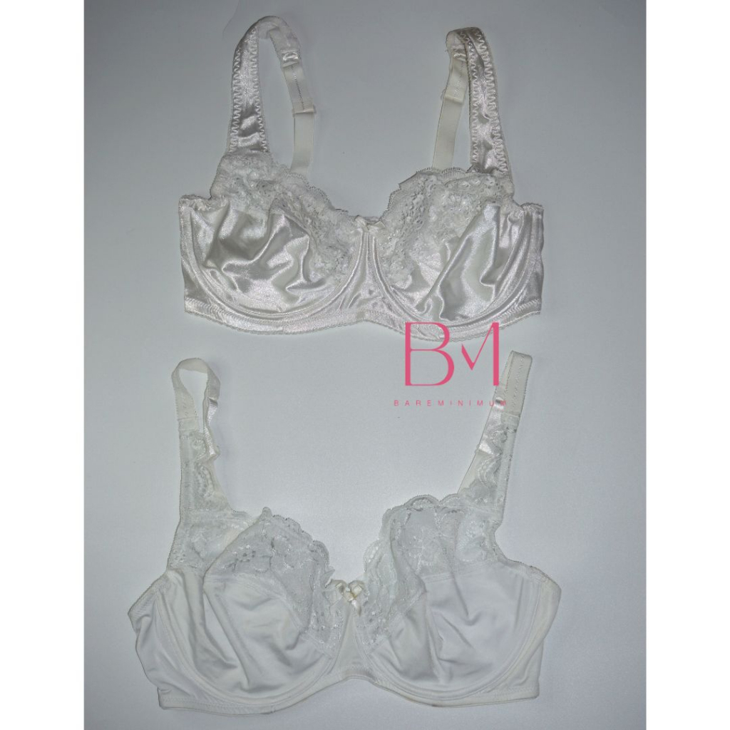 The Lingerie Bra Satin Wired Adjustable Strap Dengan Kawat Tanpa Busa Unpadded No Pad Lace Lacey Cot