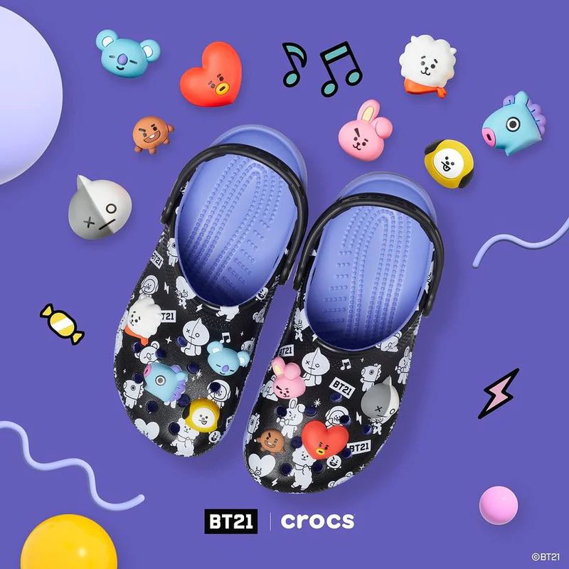 [PO] CROCS x BT21 SALE Classic Clogs Jibbitz