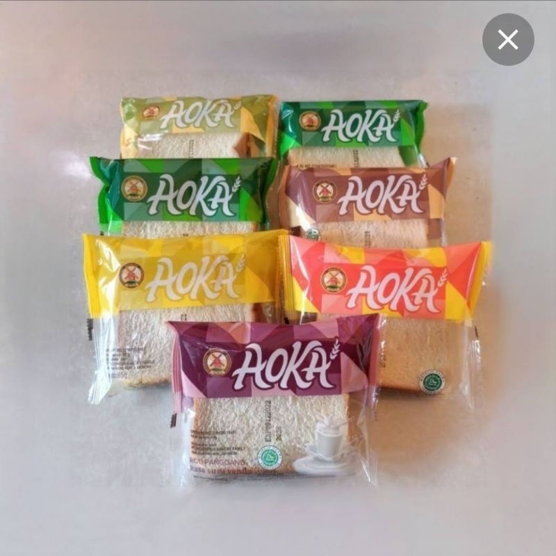Roti Aoka 60 gr (1set isi 5pcs)