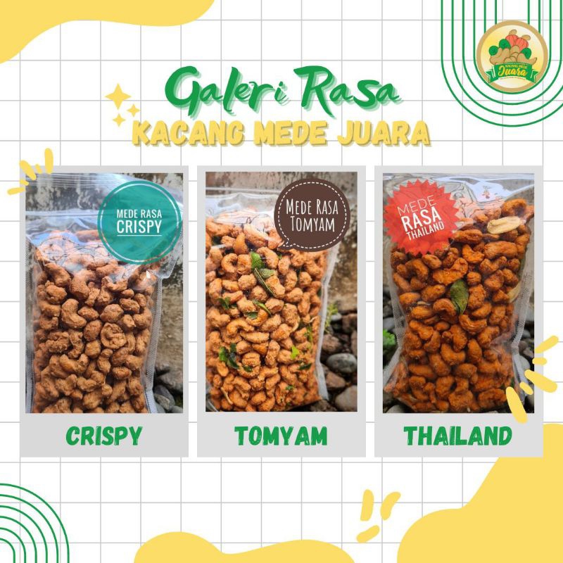 

KACANG MEDE MATANG SUPER VARIAN RASA CASHEW NUT