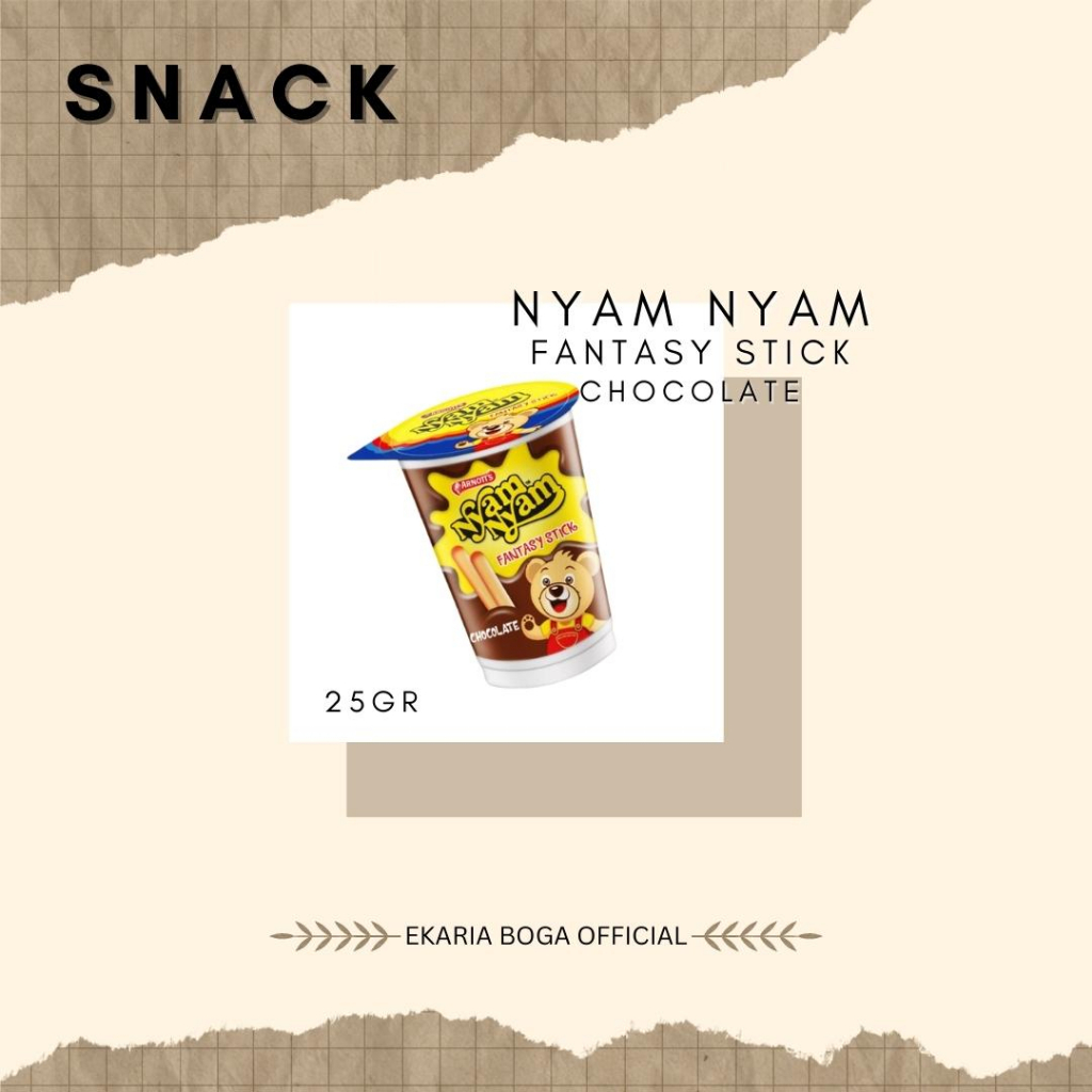 

SNACK | COKLAT | STIK COKLAT | NYAM NYAM | NYAM STIK COKLAT 25GR