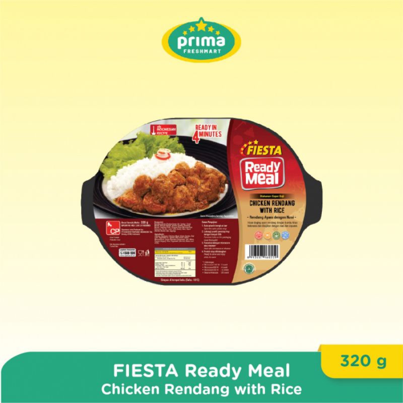 

FIESTA Ready Meal Chicken Rendang With Rice 320 g / rendang ayam dengan nasi siap makan