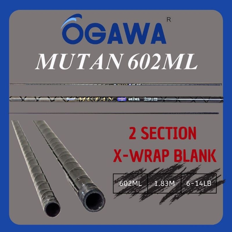 blank hollow ogawa mutan 2section free packing pralon
