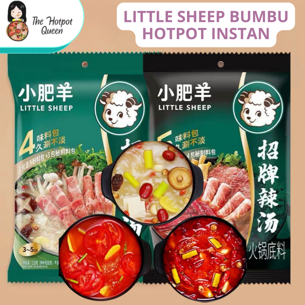 Little Sheep Hotpot Instan | Bumbu Shabu Shabu Little Sheep | Xiao Fei Yang Mala Xian