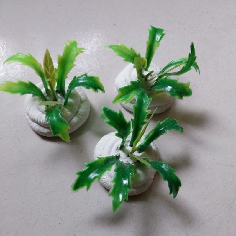 tanaman hias aquarium / aksesoris aquarium / tanaman bunga plastik