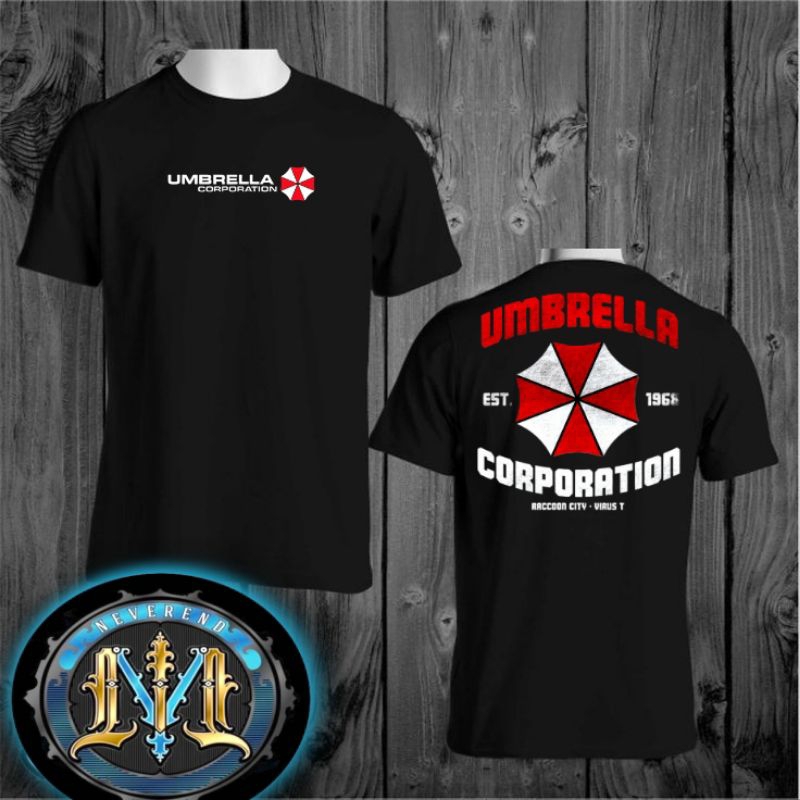 Kaos Umbrella Corporation Resident Evil Motif E / Tshirt Distro Umbrella Corporation Cowok Cewek ( U