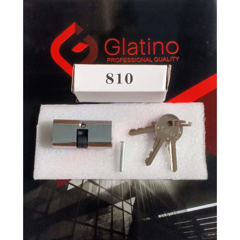 GLATINO Silinder Kunci Pintu Kaca Aluminium GLT 810 Small