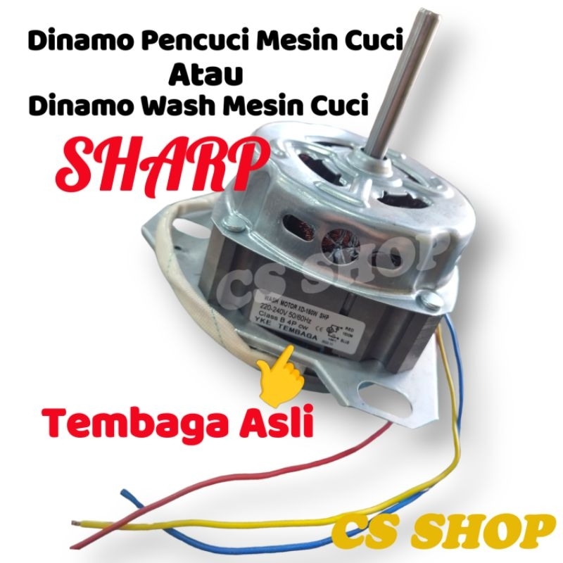 MESIN DINAMO WASH MESIN CUCI SHARP ASLI TEMBAGA/GULUNGAN DINAMO PENCUCI SHARP TEMBAGA ORIGINAL