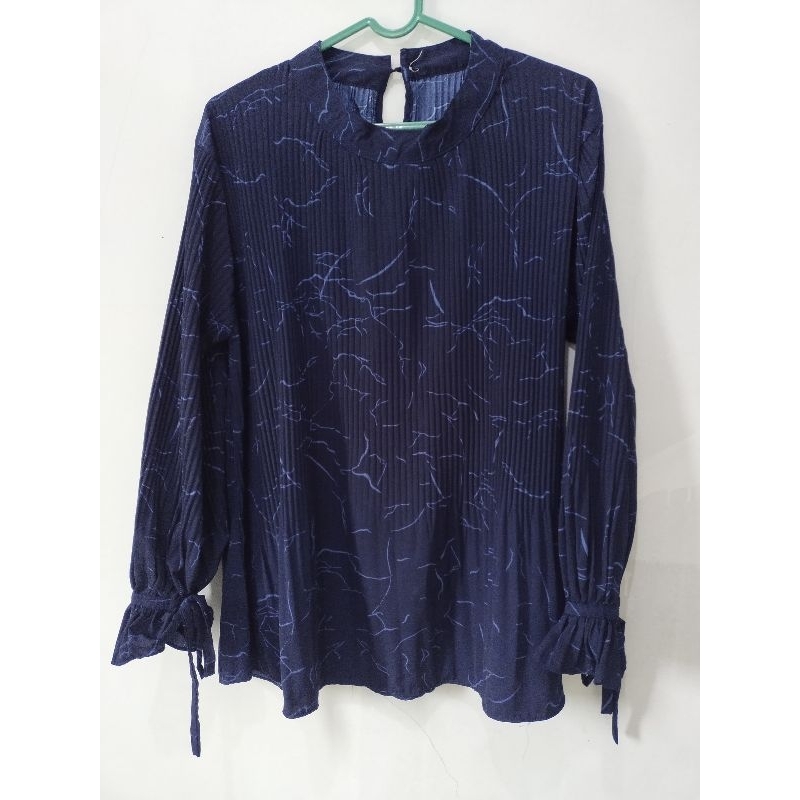 Baju oversize navy preloved | baju ibu hamil preloved