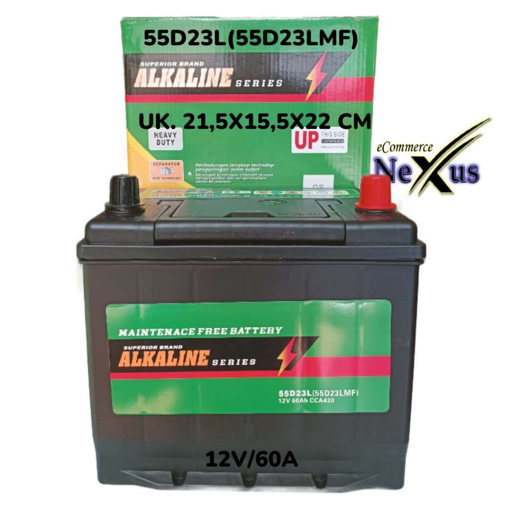 Aki Mobil ALKALINE 55D23L 55D23LMF