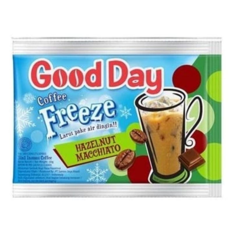 

Good Day Freeze Hazelnut Macchiato per Sachet