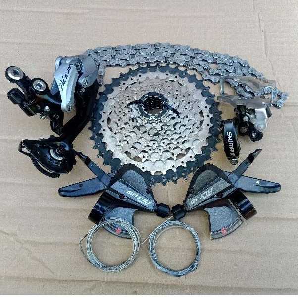 grupset shimano 3x9speed mix acera & altus