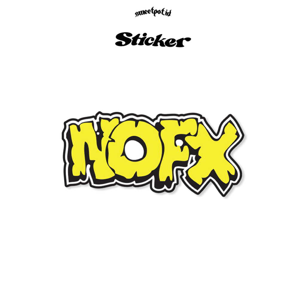 

(BISA COD) STICKER NOFX / STICKER BIJIAN / STICKER ECERAN / STICKER METAL / STICKER POP / STICKER INDIE / STICKER BAND/ BRITPOP