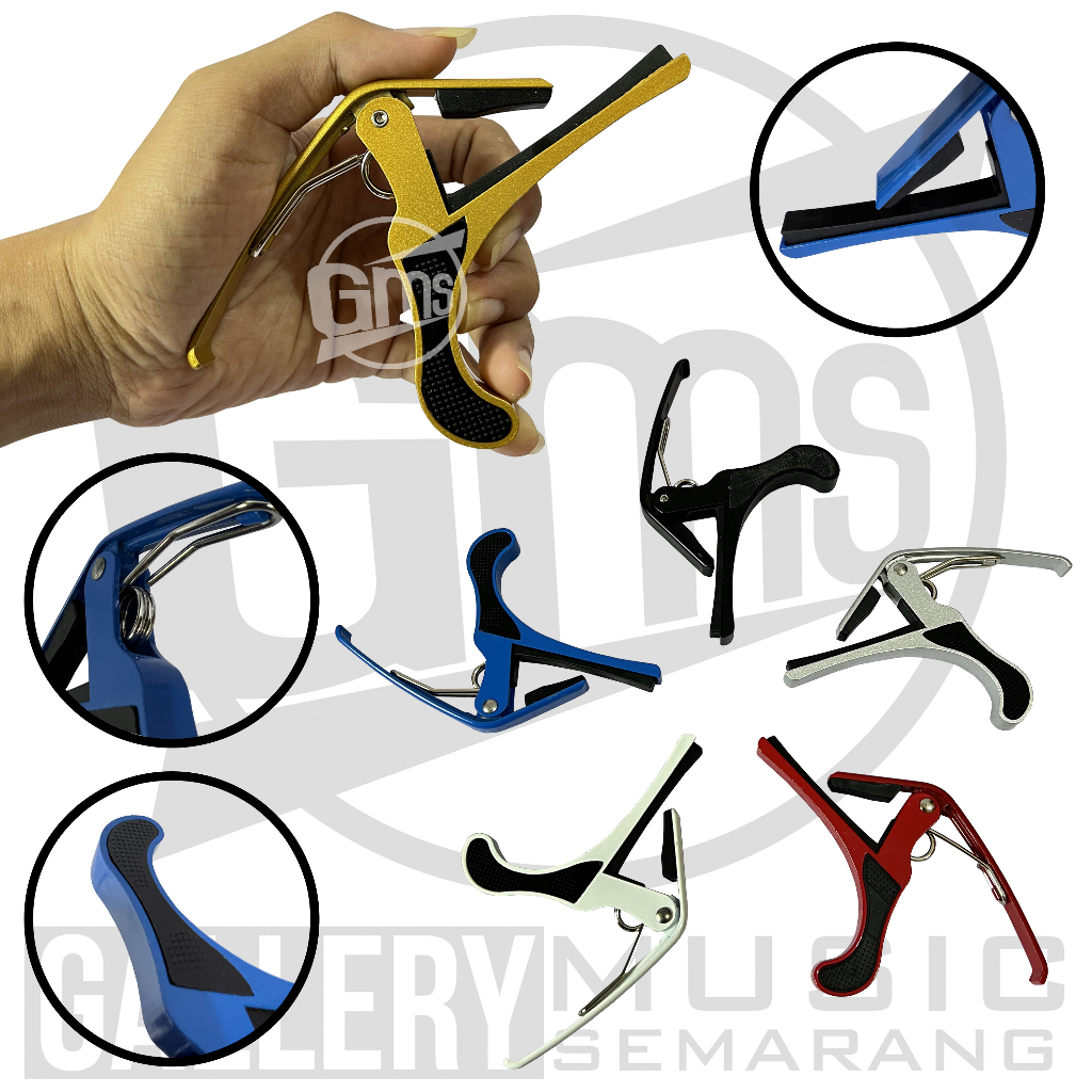 ORIGINAL!!! Capo Gitar Penjepit Senar Gitar Akustik Klasik Elektrik Ukulele Bahan Besi Kapo Gitar Akustik Elektrik