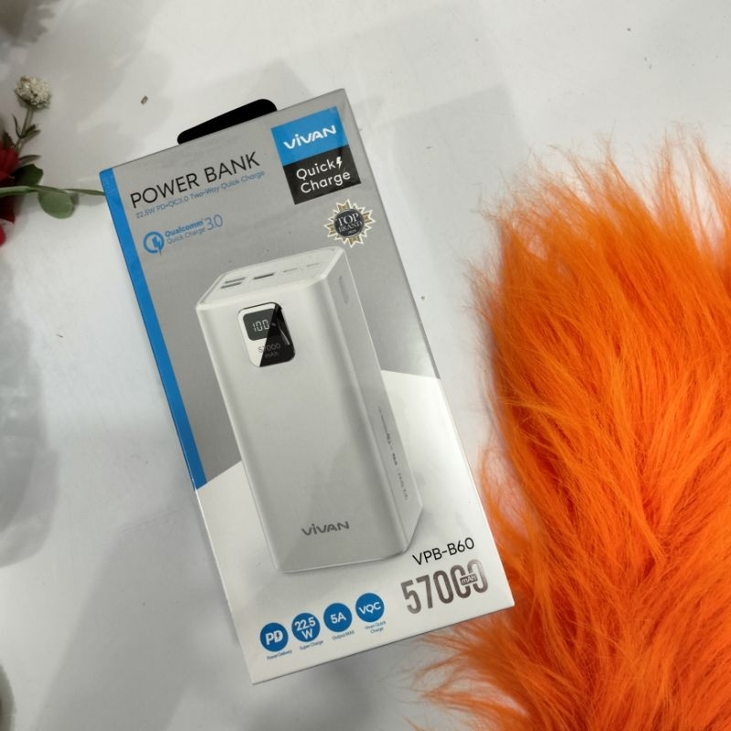 Vivan VPB -B60 Power Bank 57000 mah Power Delivery Quick Charge