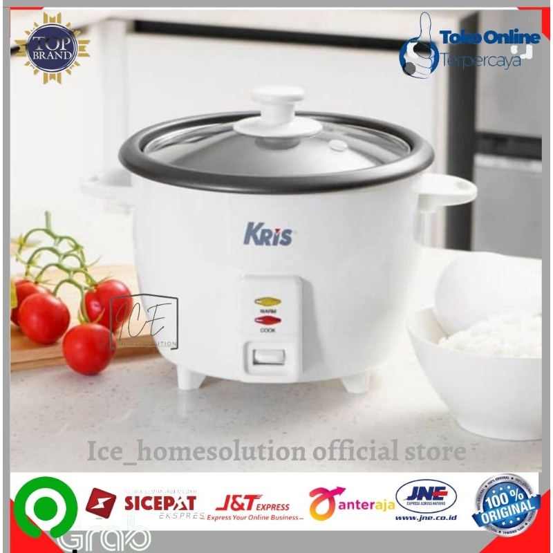 rice cooker 0.3 liter/Kris 800 Ml Rice Cooker Manual - Putih/rice cooker kecil/rice cooker Krisbow/r