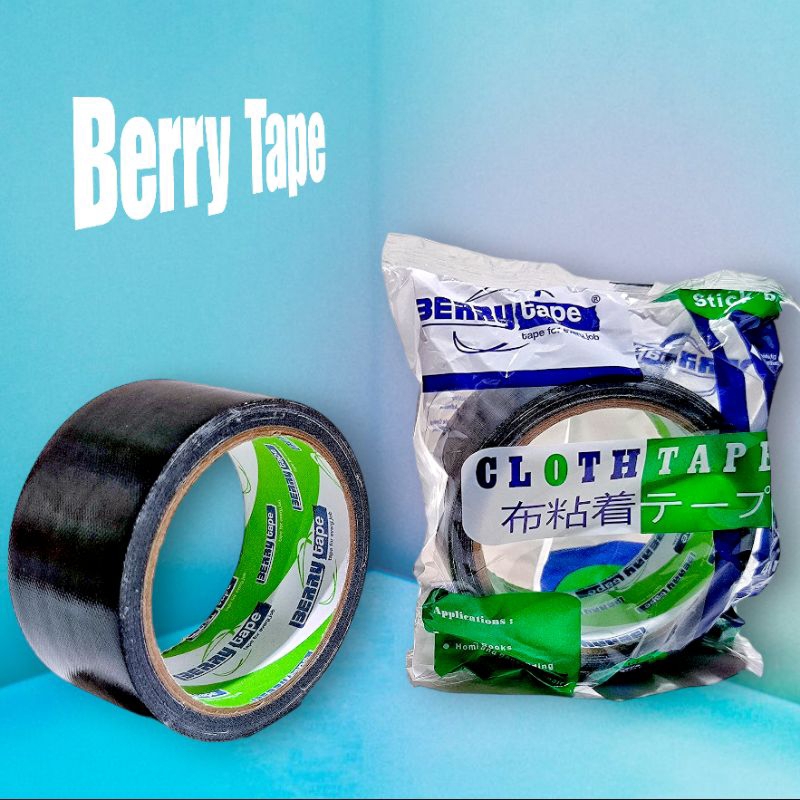 

Isolasi Lakban Kain Hitam / Cloth Tape Berry 46 mm