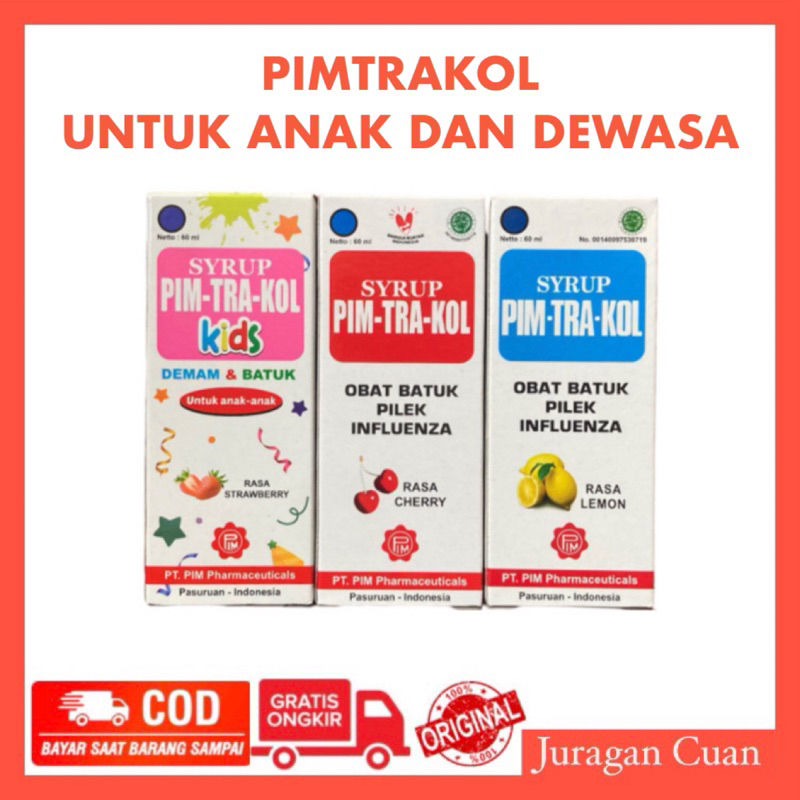 PIMTRAKOL SIRUP OBAT BATUK PILEK 60 ml
