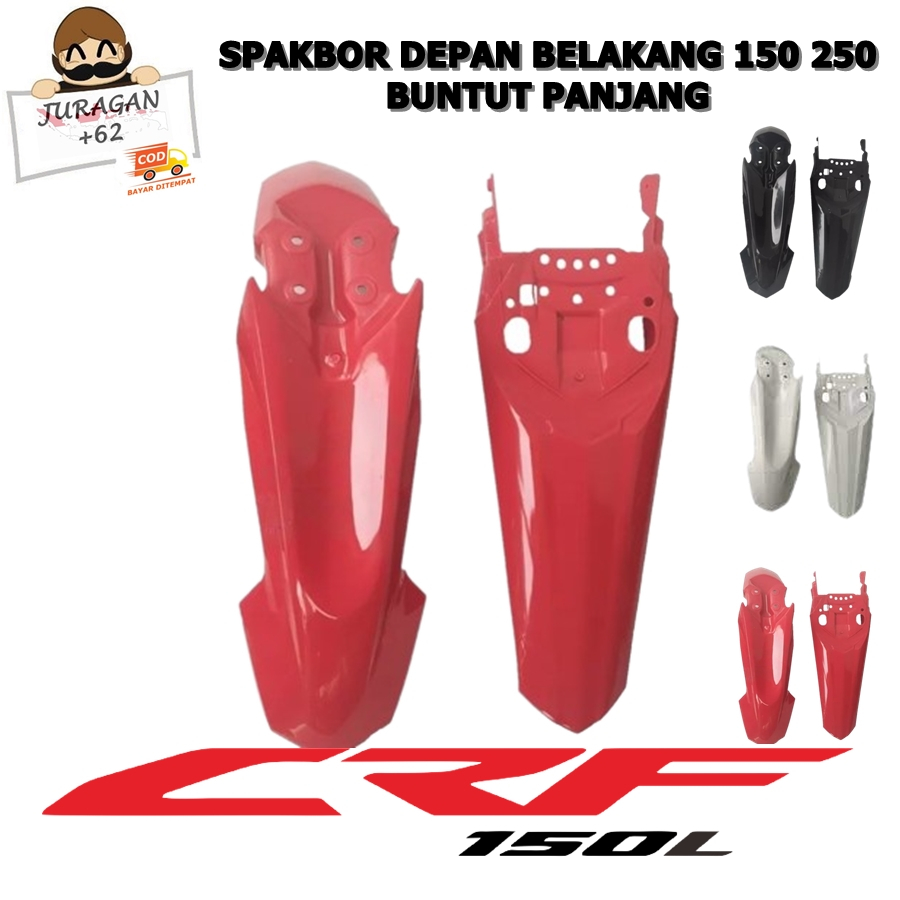 SPAKBOR SET DEPAN BELAKANG CRF 150 250 MOTOR CROSS TRAIL HONDA CRF 150L