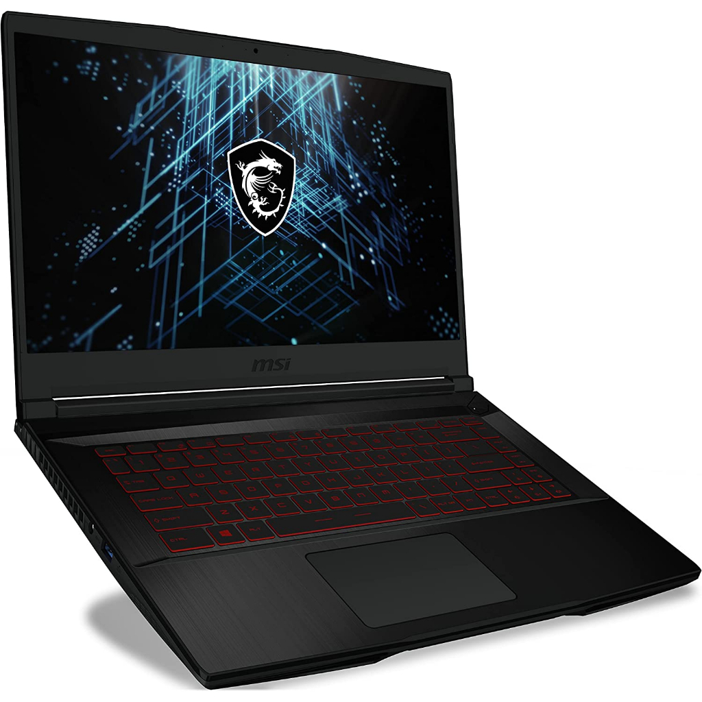 LAPTOP GAMING MSI GF63 THIN INTEL I5 11400H 64GB 1TB SSD GTX1650-4GB MAX-Q DESIGN 15.6&quot; FHD BACKLIT WIN11HOME BLACK