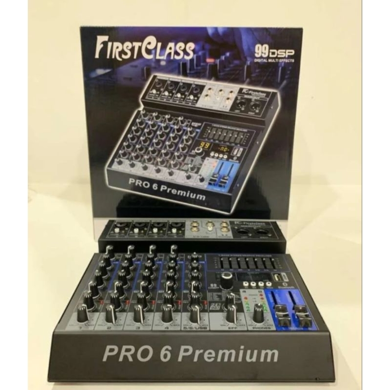 MIXER AUDIO FIRSTCLASS PRO 6 PREMIUM / FIRST CLASS PRO PREMIUM 6