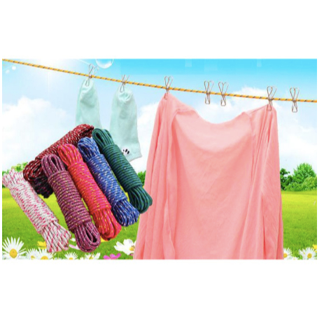 TALI JEMURAN BAJU 10 METER TALI TAMBANG 10 METER SERBAGUNA TALI IKAT BARANG NILON LAUNDRY ROPE NYLON