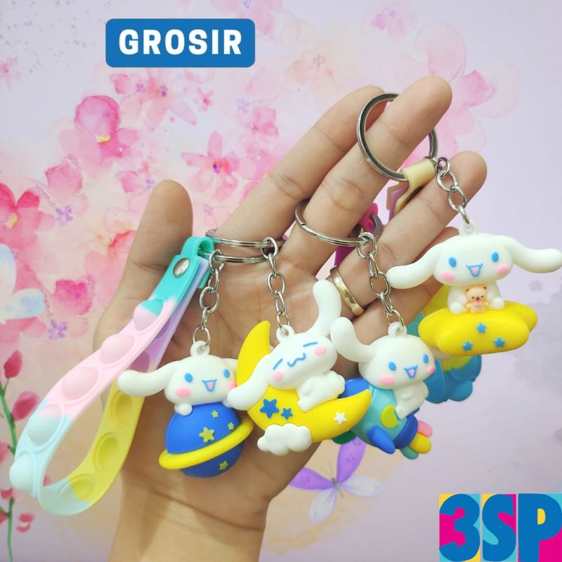 3SP | SSR31 Gantungan Kunci Karakter Kartun Jepang Lucu Gantungan Kunci Motor Aksesoris Tas Souvenir
