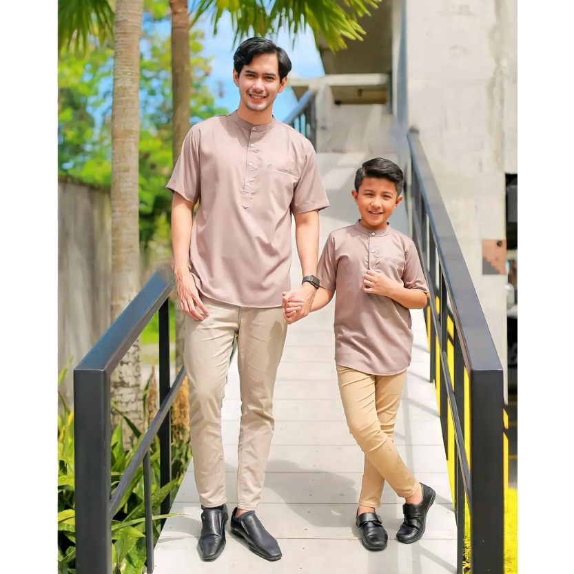 Baju koko couple ayah dan anak laki laki terbaru SET KOKO AYAH DAN ANAK