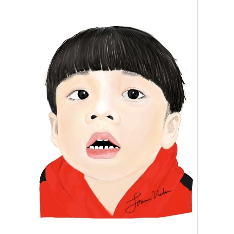 Digital paint / Jasa lukis wajah digital