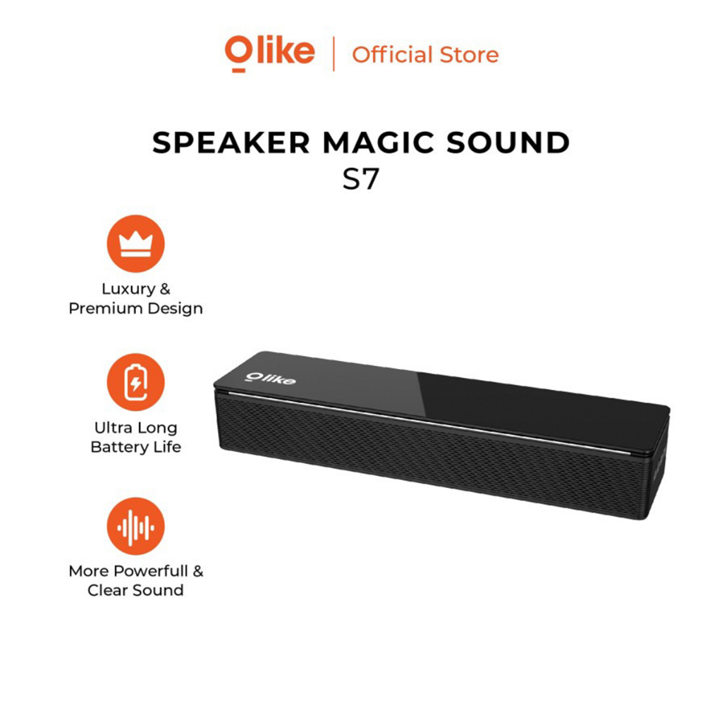 SPEAKER BLUETOOTH SOUNDBAR Olike S7 Magic Sound Wireless Home Theater Speaker Dynamic Subwoofer