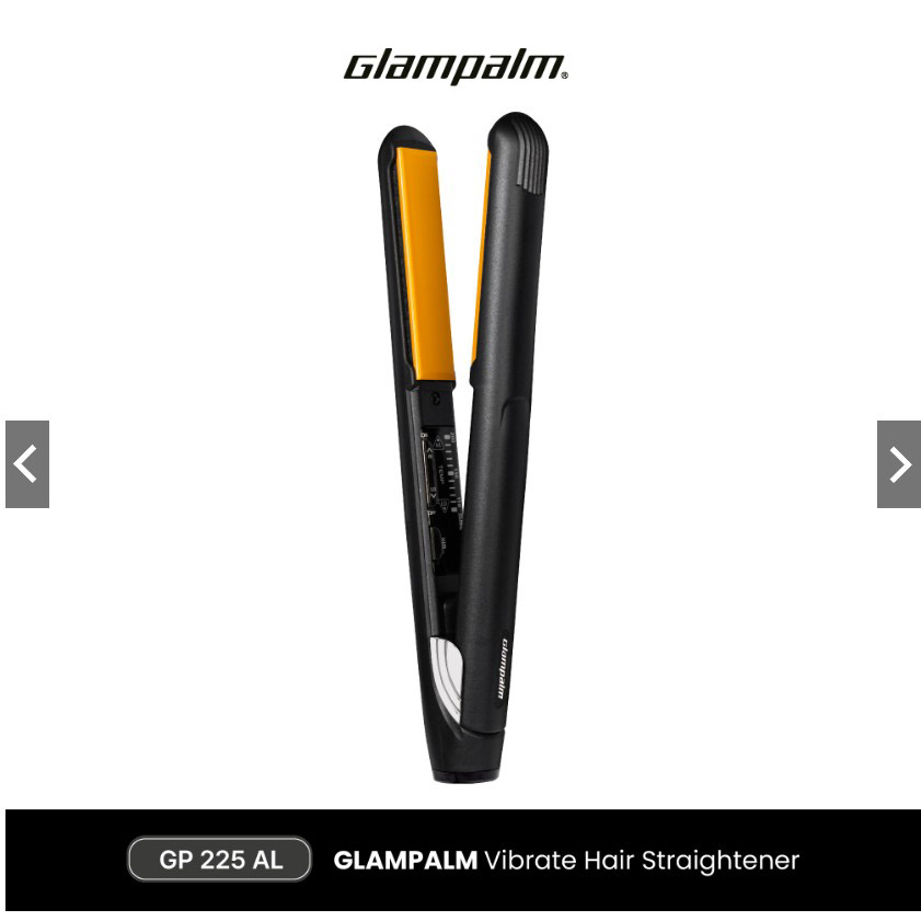 Catokan Glampalm GP225AL Pelurus Rambut / Vibrate Hair Straightener Glam palm