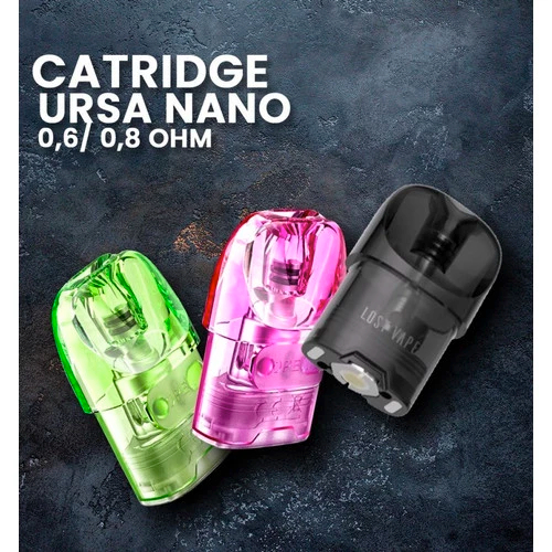 CATRIDGE URSA NANO 1 PACK 3 WARNA / CATRIDGE URSA NANO PRO 0.6 / CATRIDGE URSA BABY 0.8 WARNA WARNI