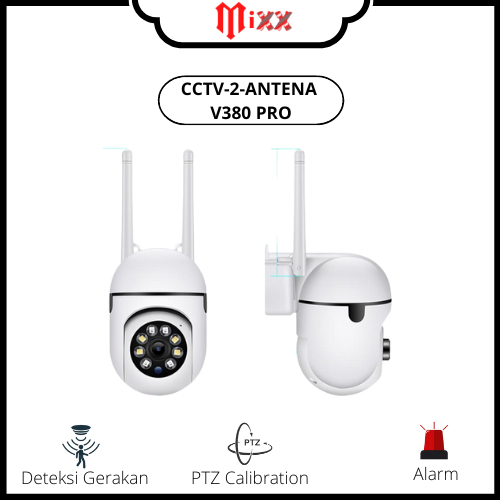 Cctv Wifi 2 Antena V380 Pro/ Ip Cam Camera 1080P 8MP