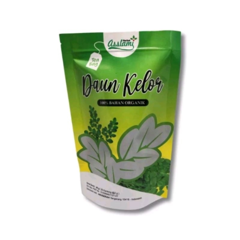 

Teh Kelor Asslami 20 Kantong Celup | Teh Celup Daun Kelor | Teh Daun Kelor Organik | Teh Herbal Daun Kelor