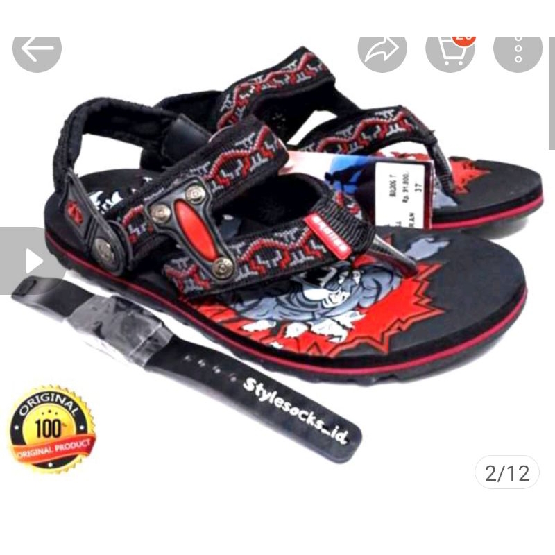 SANDAL GUNUNG ANAK ARDILES  T 33-37 ORIGINAL