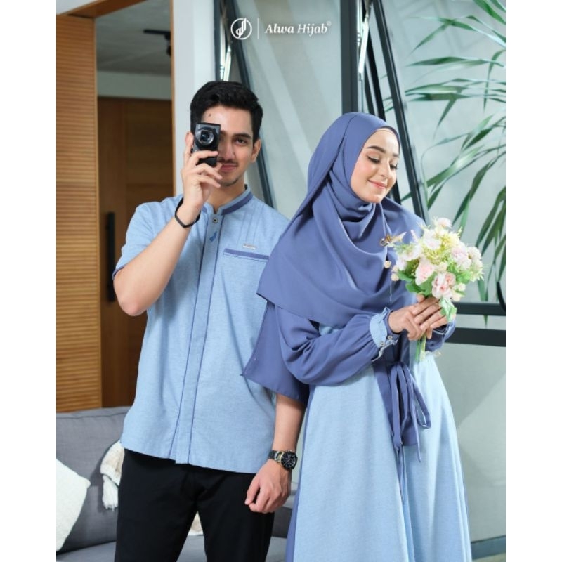 Sarimbit keluarga charming in raya by alwa hijab