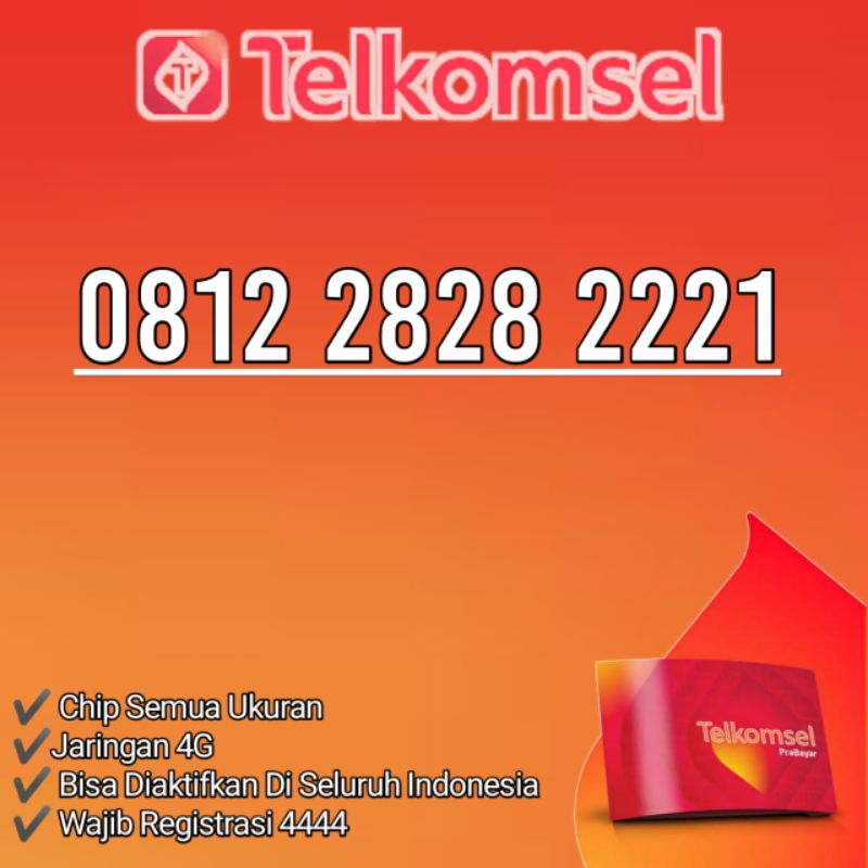 nocan telkomsel simpati cantik abab triple ekor 0812 2828 2221