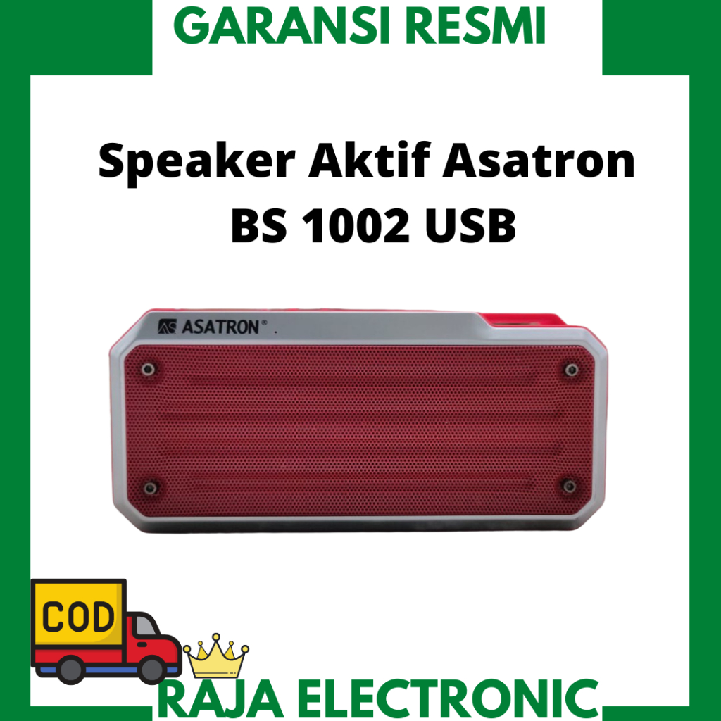 Asatron Speaker Aktif BS 1002 USB Portable Bluetooth Speaker / Radio FM / USB / TF Music Player