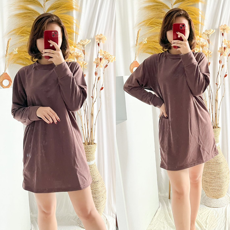 KOREAN MINI DRESS BAHAN BABYTERRY PREMIUM