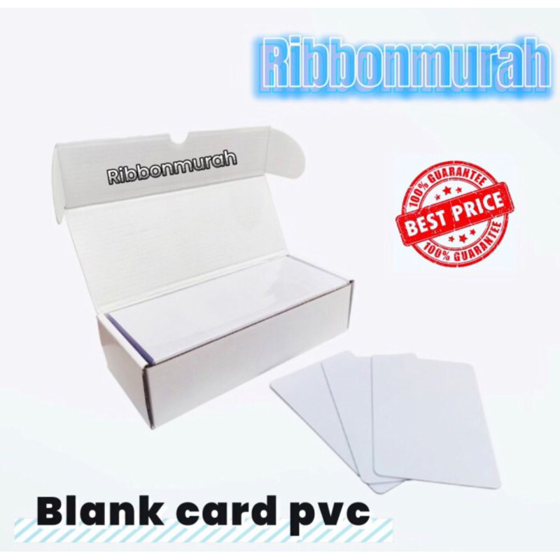 

Kartu polos pvc kualitas bagus/ blank card noco/ blank card id card isi 250PCS