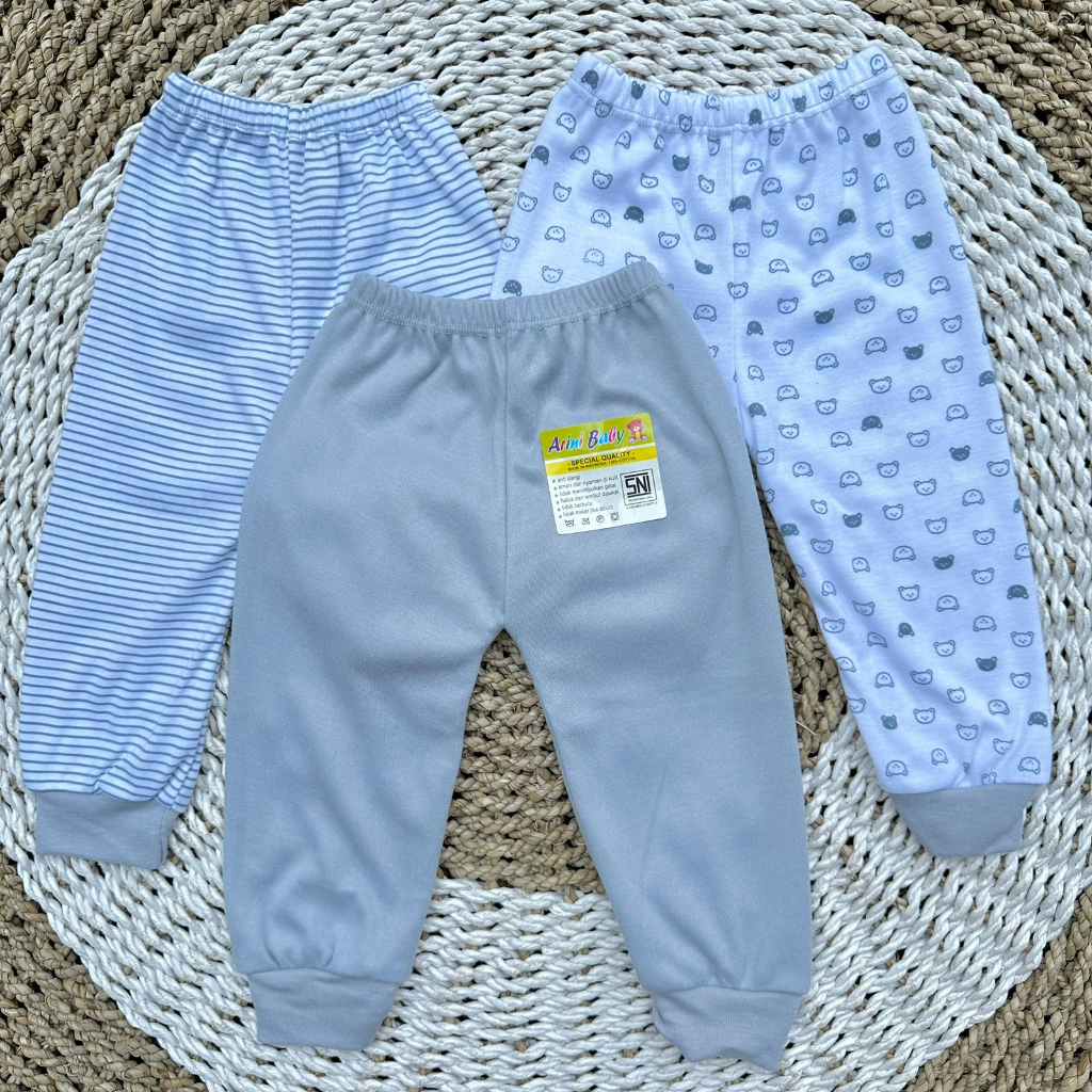 3 PCS Celana Panjang Celana Bayi Bawahan Bayi Celana newborn Hadiah Lahiran Bay