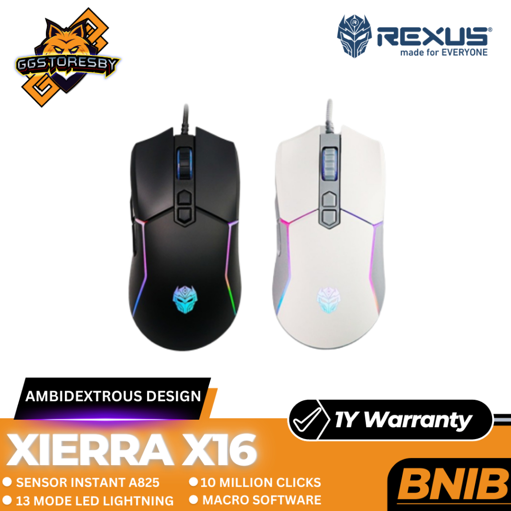REXUS XIERRA X16 Gaming Mouse