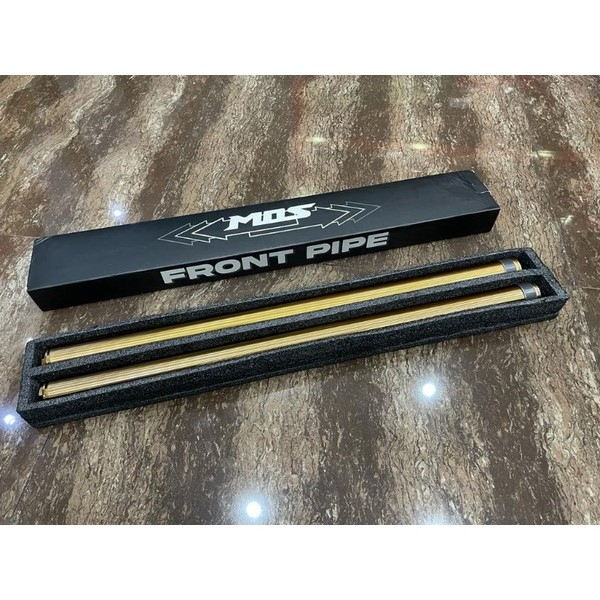 Pipa As Shock Depan RX KING As GOLD BLUE RAINBOW 30mm Linggisan skok depan RXKing MOS