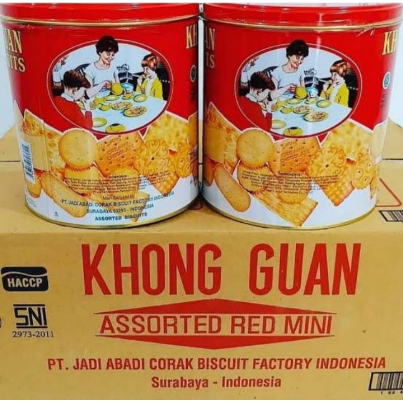 Khong Guan Biscuits Kaleng 650 Gr ( Free Bubble/Kardus)