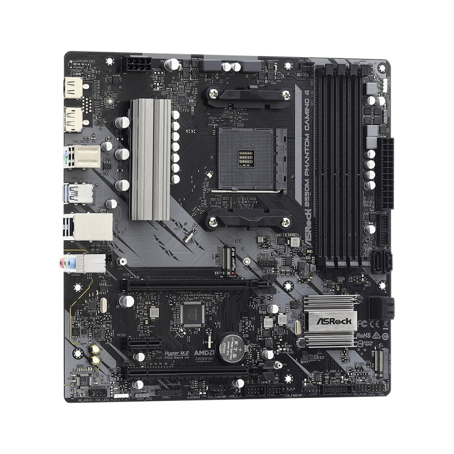 ASRock B550M Phantom Gaming 4 (AM4, AMD Promontory B550, DDR4, USB3.2)